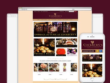 Confectionery ecommerce website