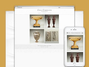 Antiques and Fine Art ecommerce website
